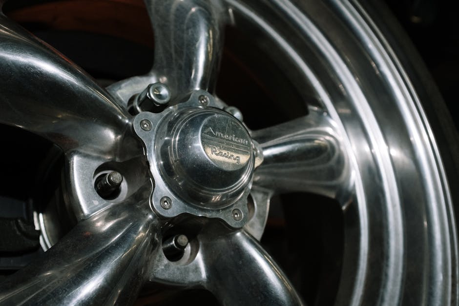 Chrome Car Wheel With Tire