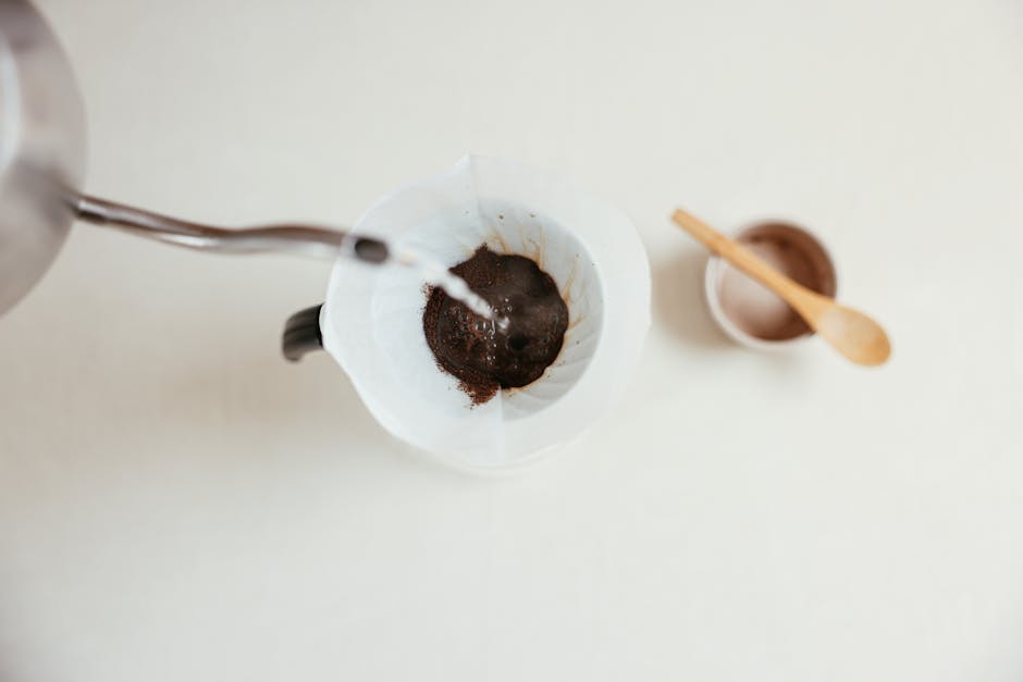 A Close-Up Shot of Coffee being Brewed