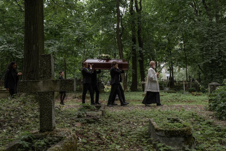 Funeral Procession at the Graveyard