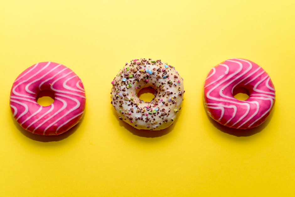 Donuts in a Yellow Studio