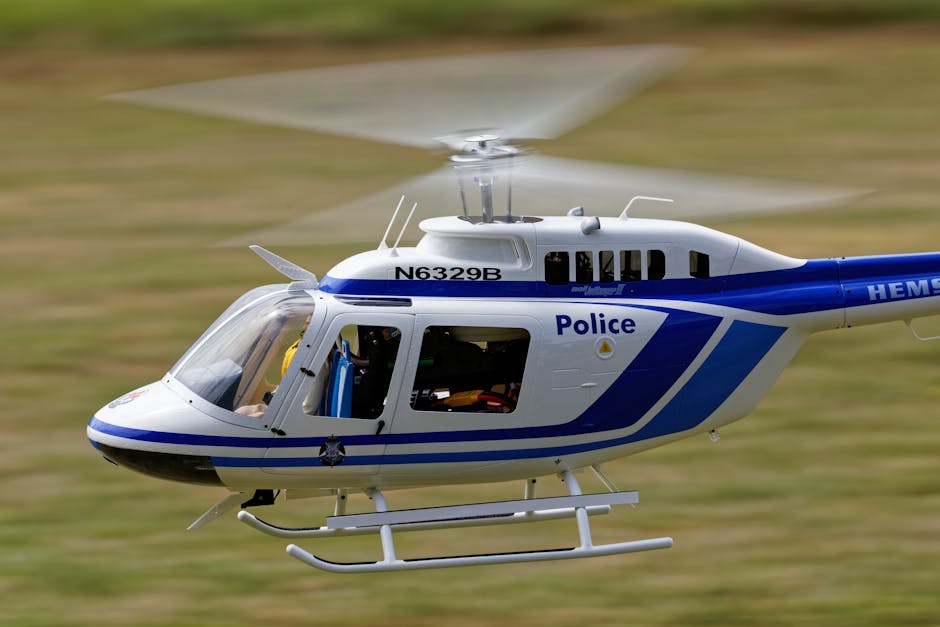 A Flying RC Helicopter