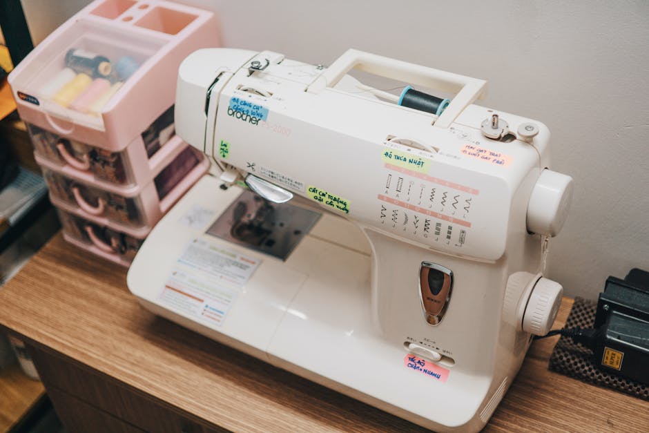 White Sewing Machine