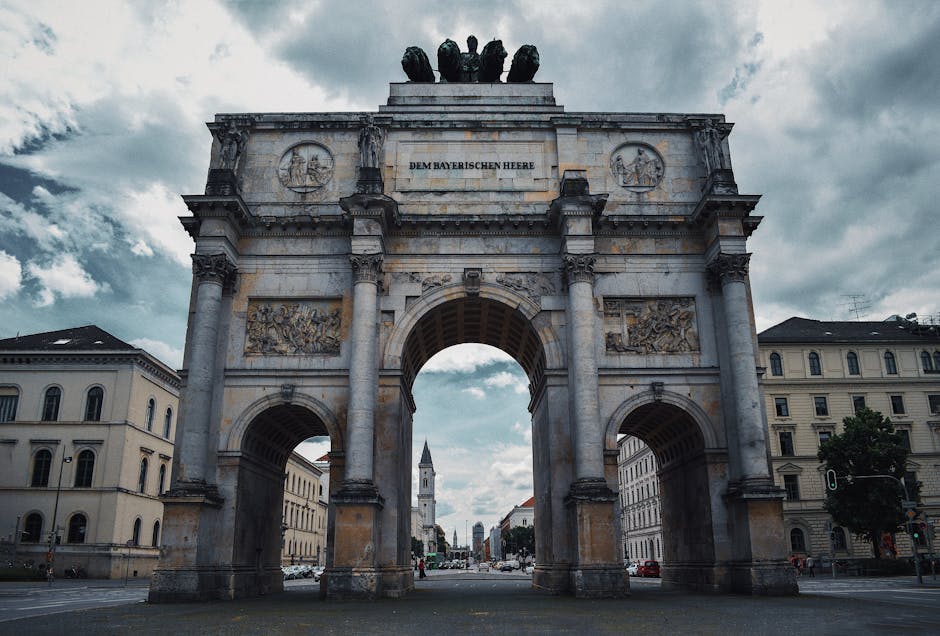 Photo Of The Siegestor In Munich, Germany