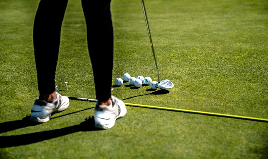 Woman Holding Golf Driver