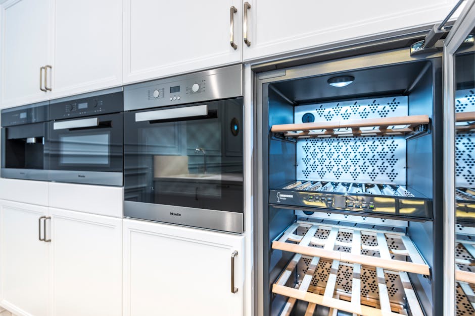 Modern skinny shaker Cabinets in kitchen