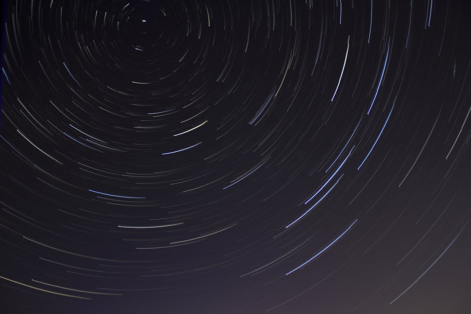 Time Lapse Photo of Stars on Night