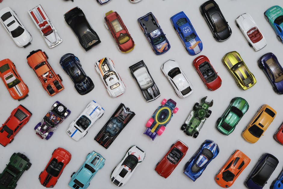 Colorful Cars Toys Collection