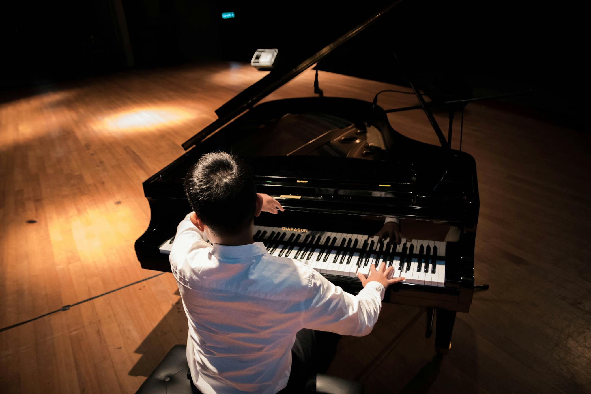 Piano on Living Room