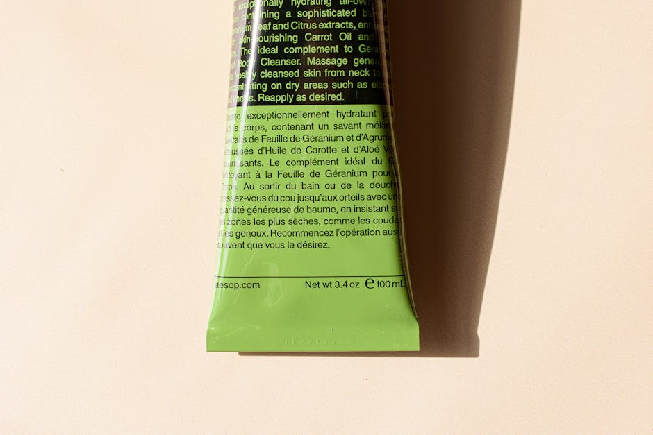 Tube of Aesop Cleanser