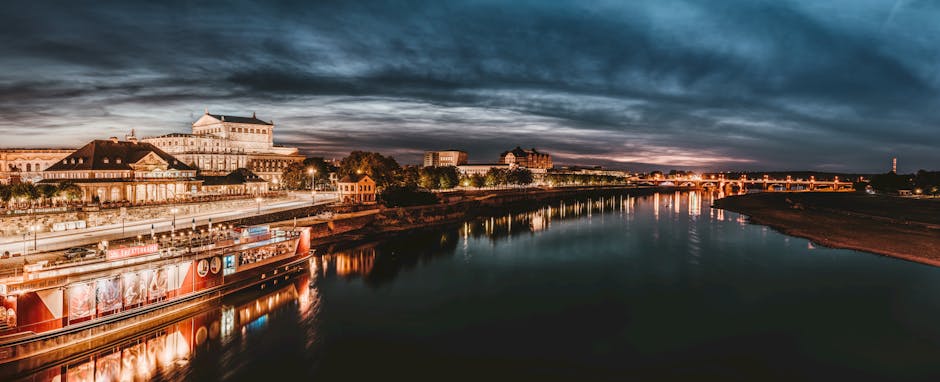 Panoramic Photography of City Buildings during Nighttime