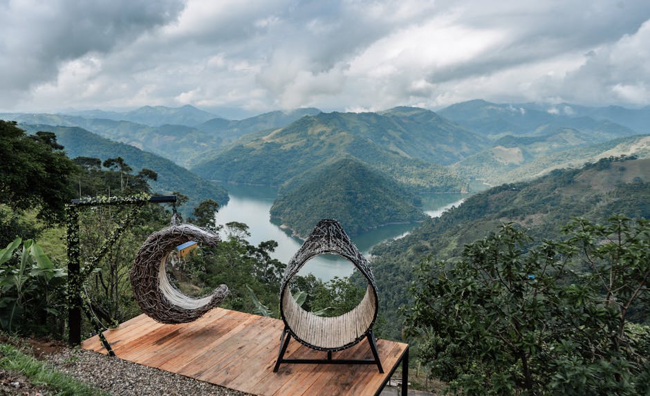 View of Mountains from the Avani Boutique Hotel in Norcasia, Colombia