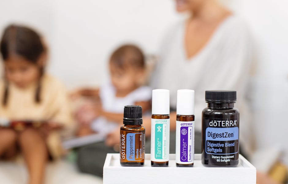 Bottles of Medicinal Product in Close-up Shot