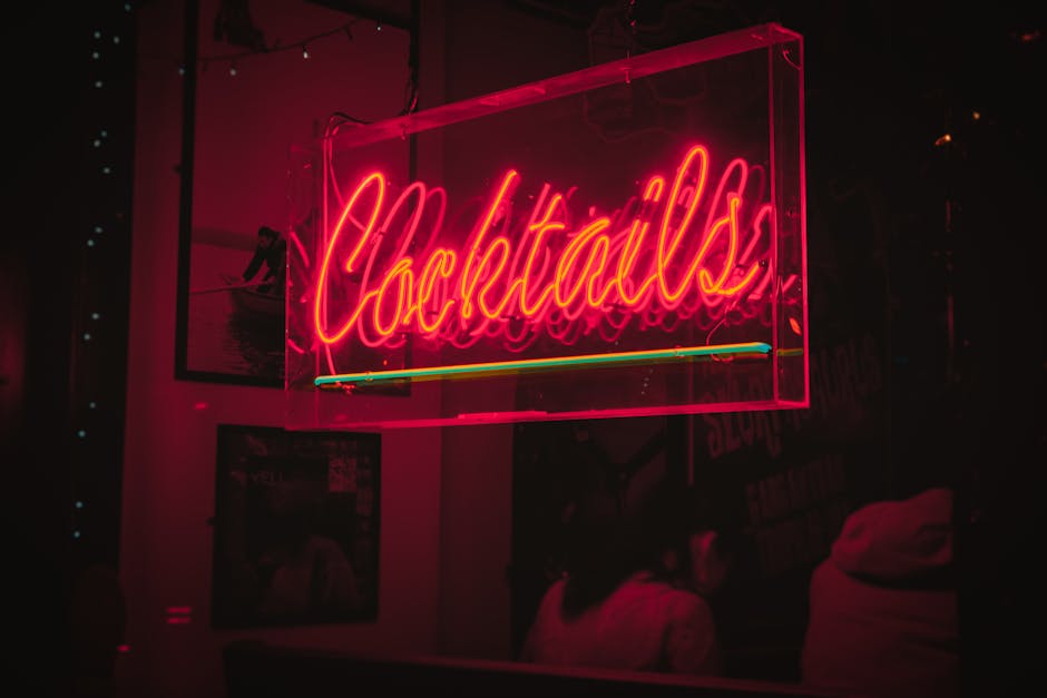 Cocktails Neon Signage