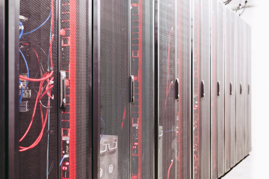 Server Racks on Data Center