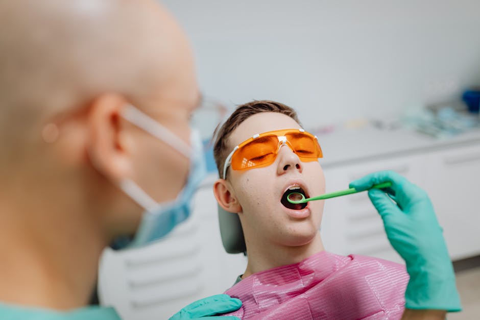 A Boy in a Dental Clinic