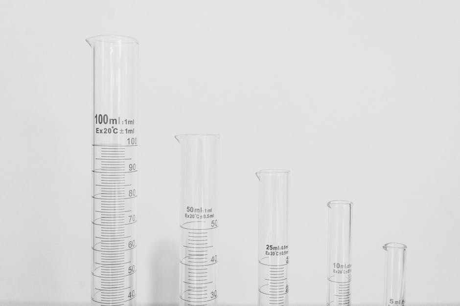 Close-Up Shot of Test Tubes