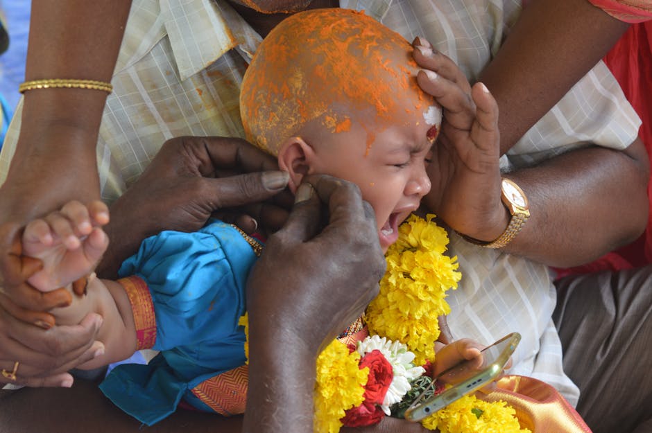 Indian Ear Piercing Ceremony