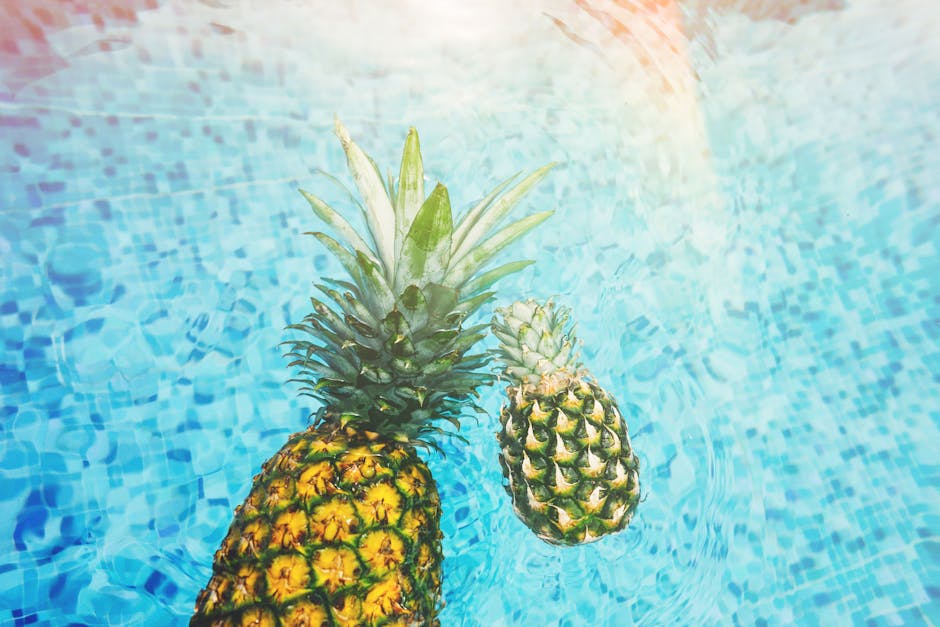 Two Pineapples on Body of Water