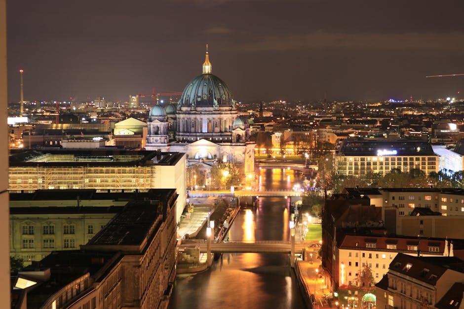 Berlin Cathedral during Night Time