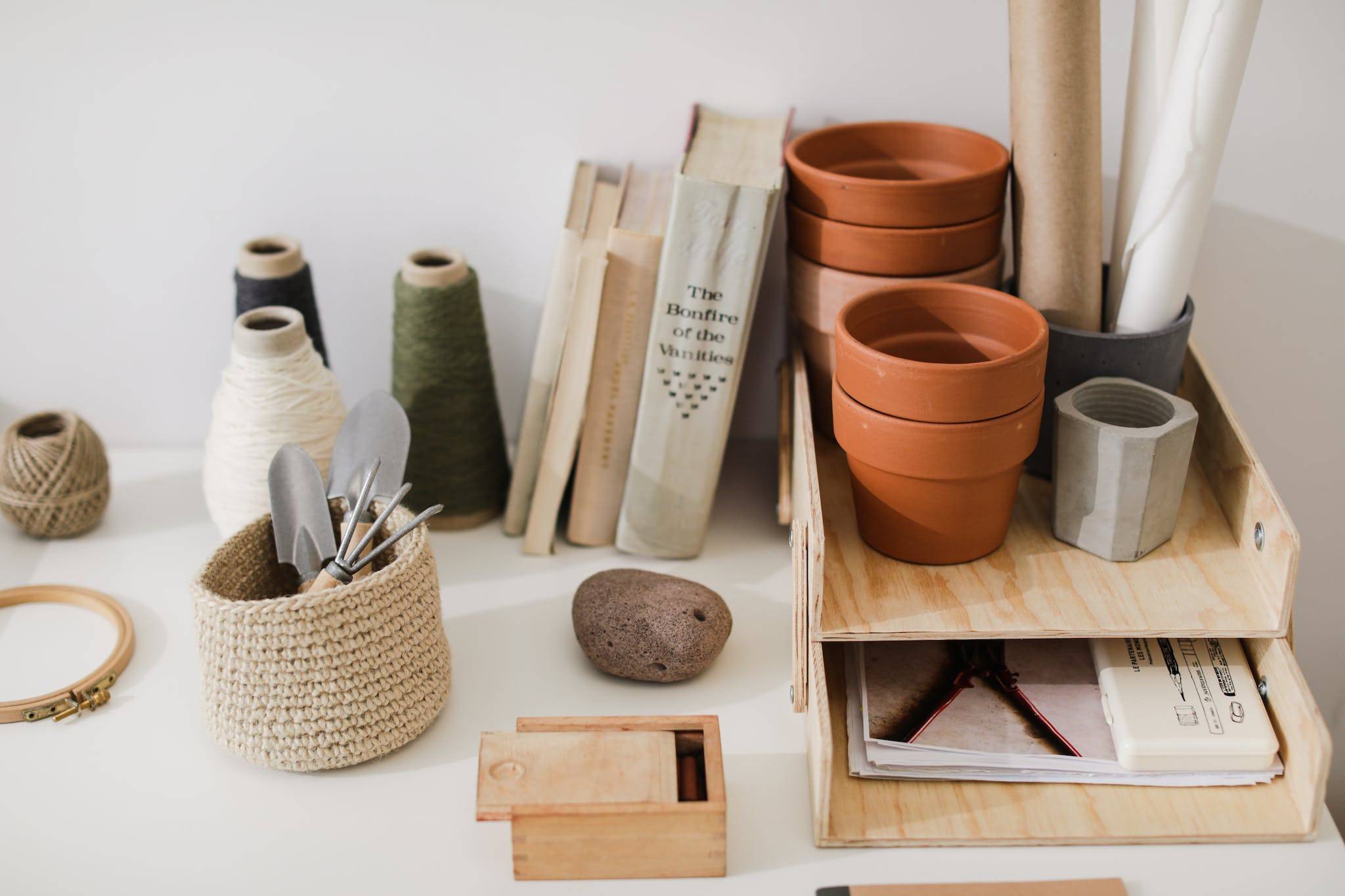 Free stock photo of arts and crafts, book bindings, clay pots