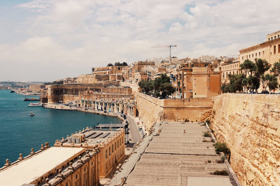 View of the Grand Harbour of Malta