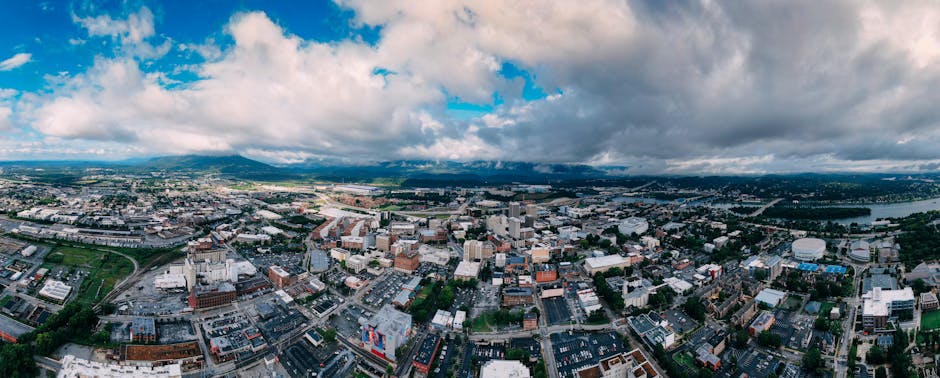 Aerial View of Buildings