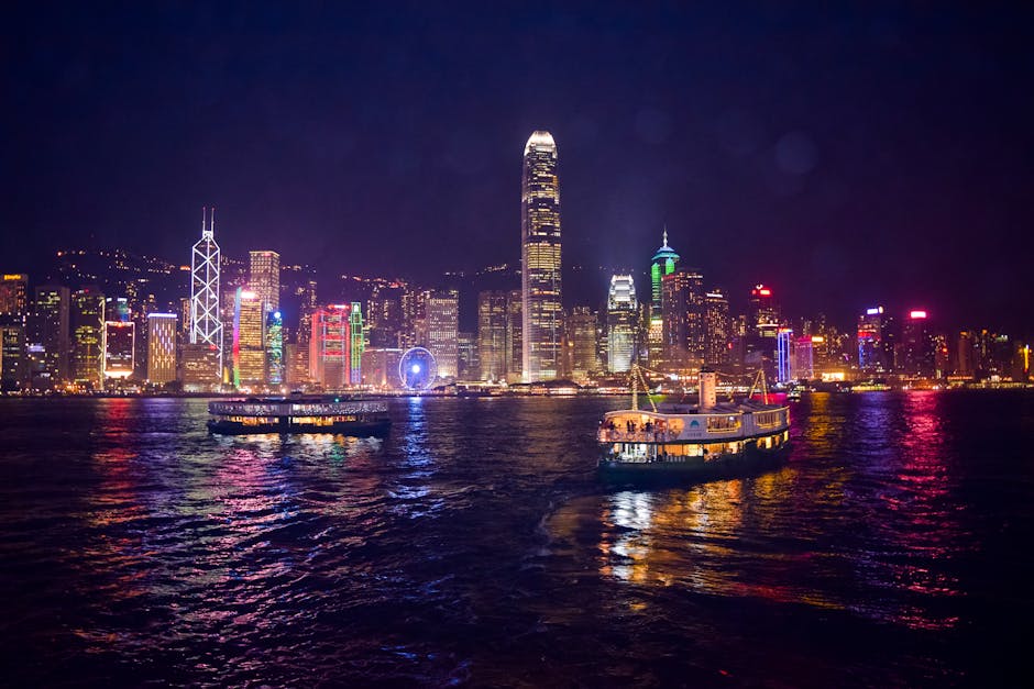 Photo of Motorboats on River During Nighttime