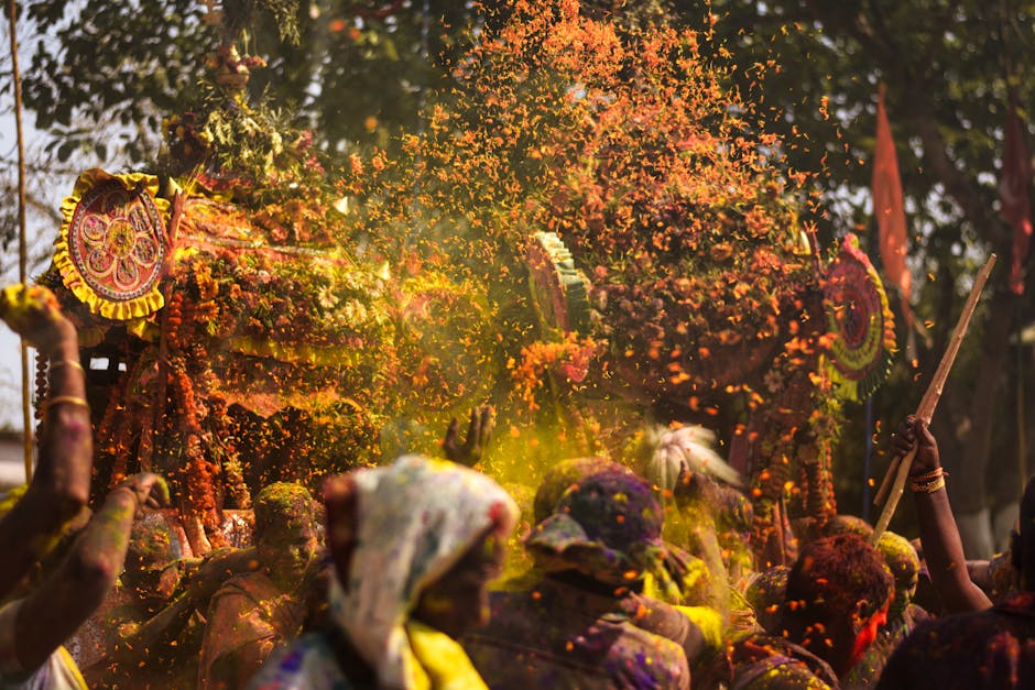 Free stock photo of indian festival, indian festival of color