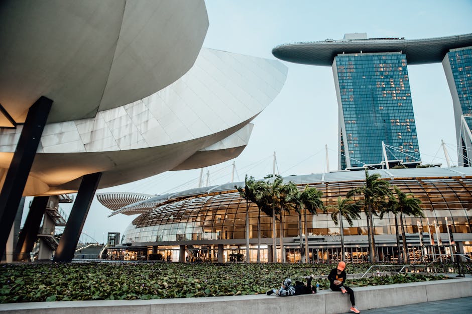 Edifícios altos na cidade