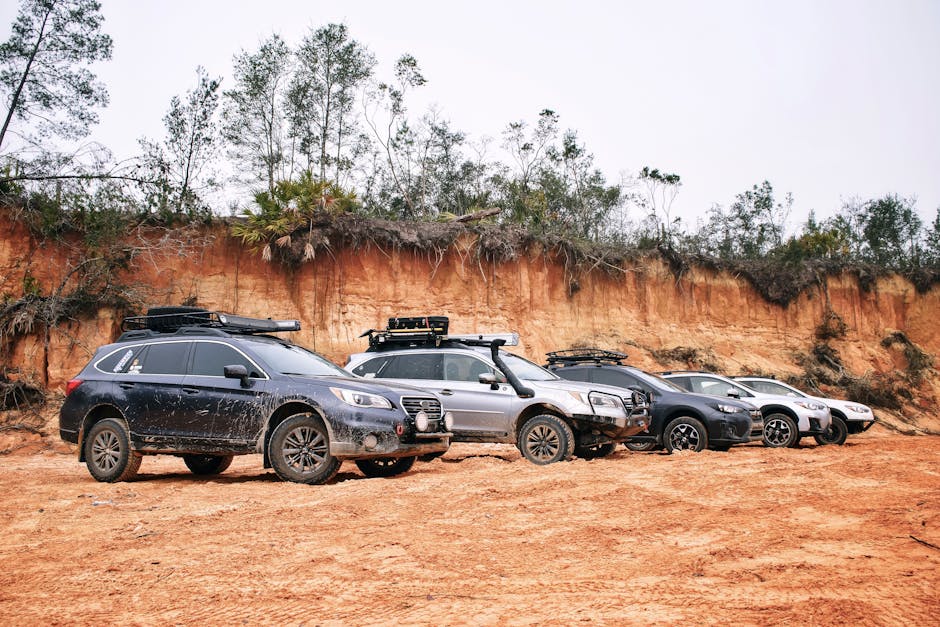 Suv Vehicles on Off Road