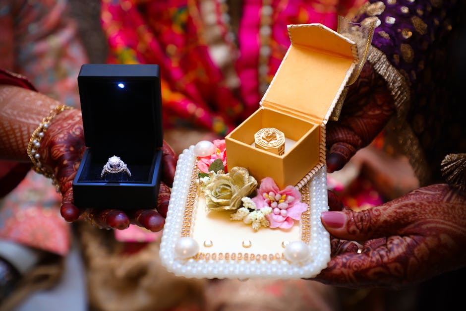 Photo Of People Holding Box With Rings