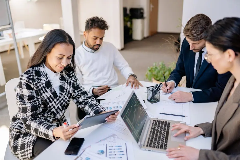 A Group of People Working Together