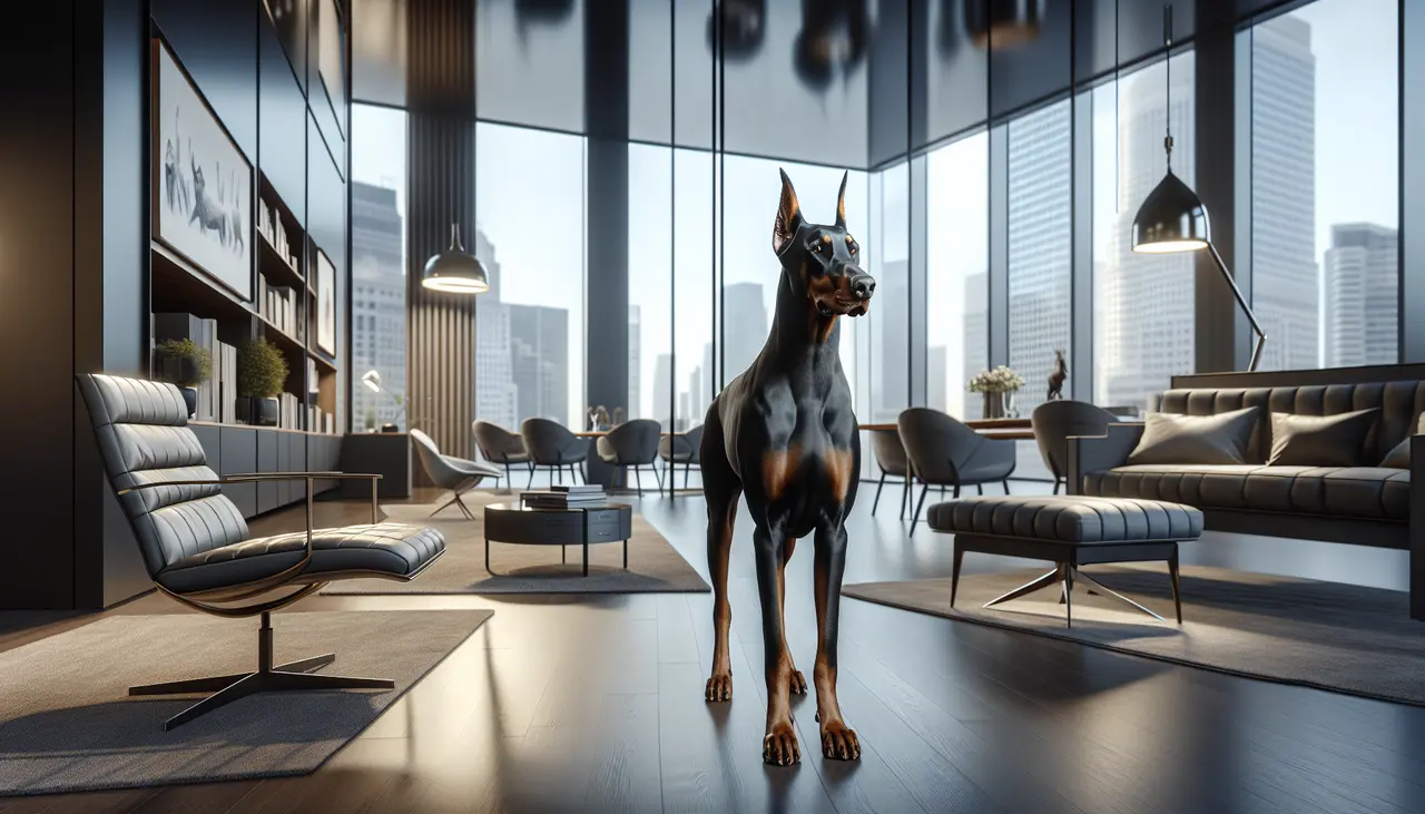 executive protection trained doberman