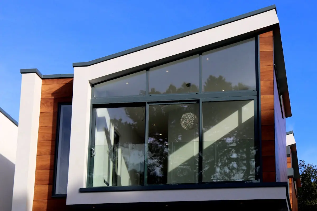 Modern Building Against Blue Sky