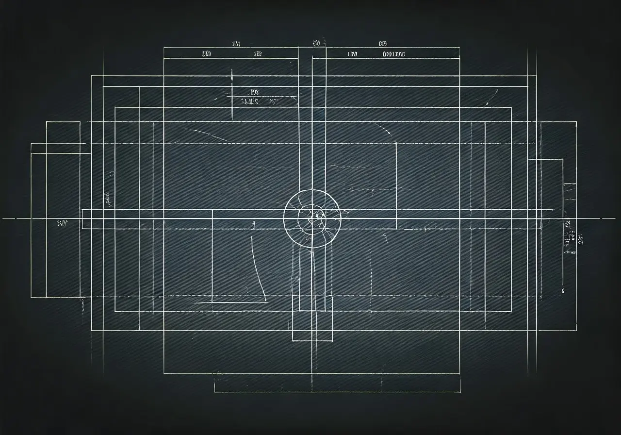 A wave valve blueprint with annotations and correction marks. 35mm stock photo