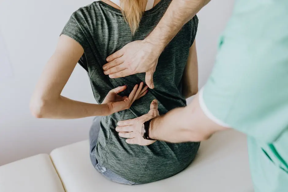 Doctor Examines Woman’s back