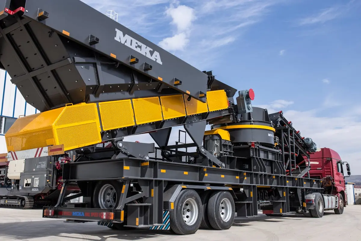 Yellow and Black Heavy Equipment