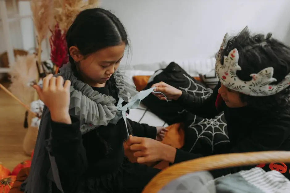 Children in their Halloween Costume