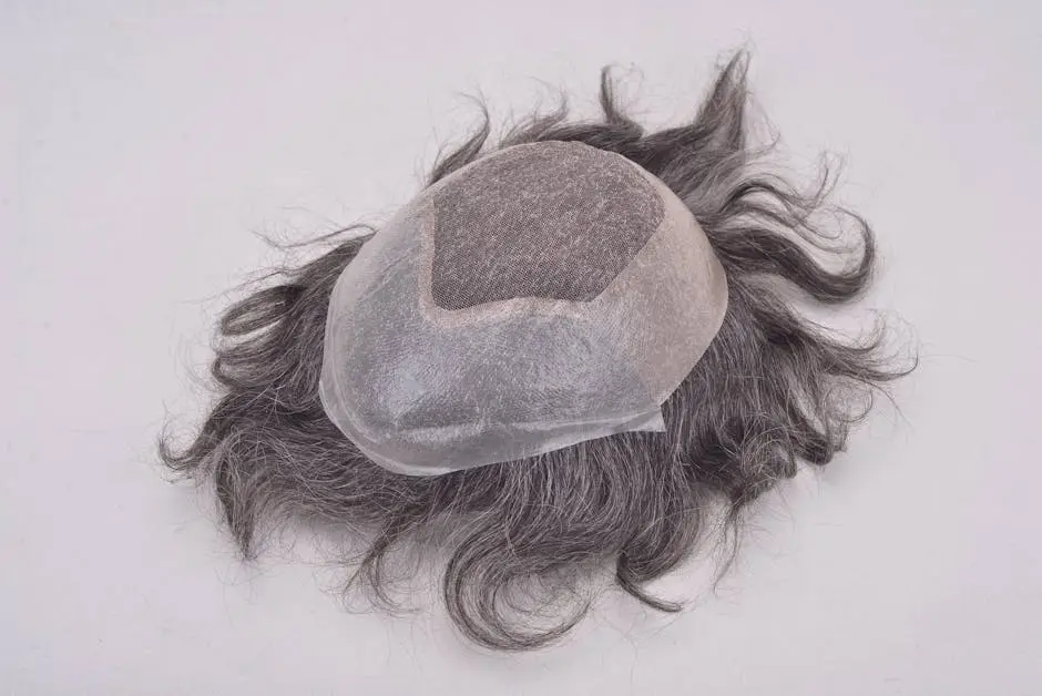 A Wig on a White Surface