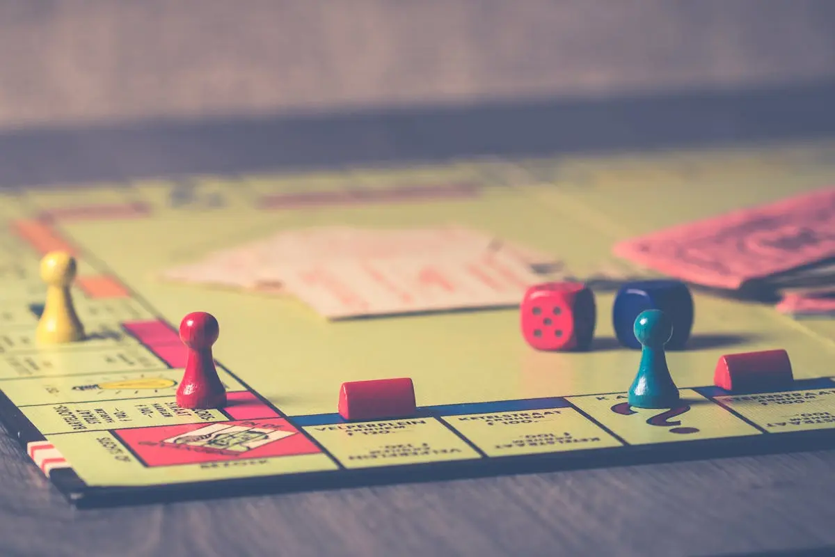 Close Up Photo of Monopoly Board Game 