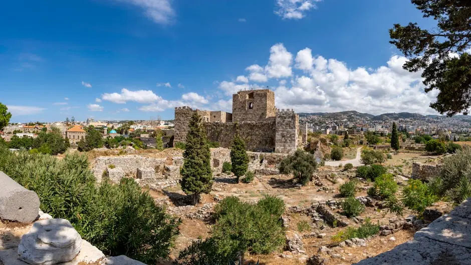 The Byblos Castle in Lebanon