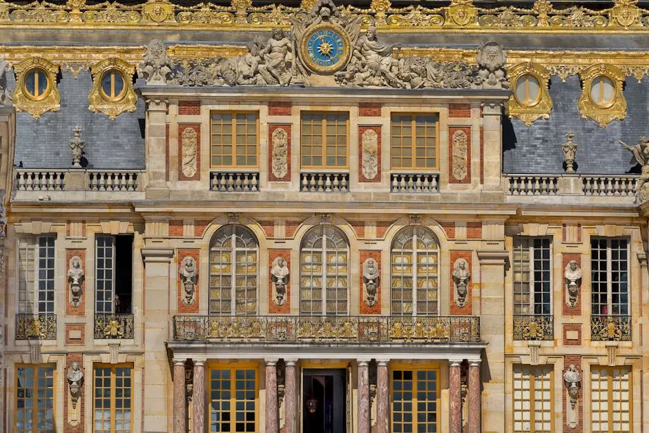 Facade of the Palace of Versailles