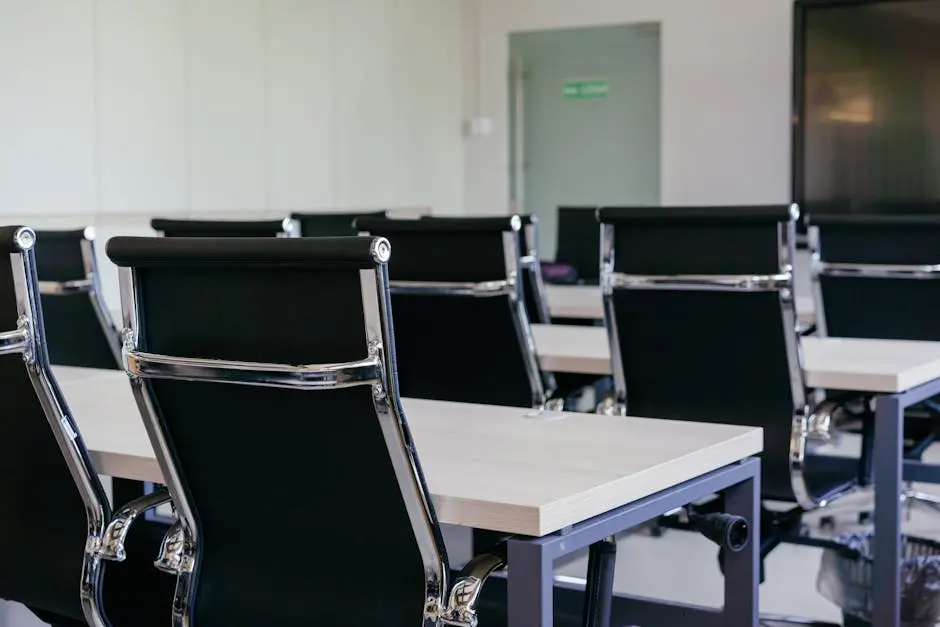 Chairs in a Conference Room