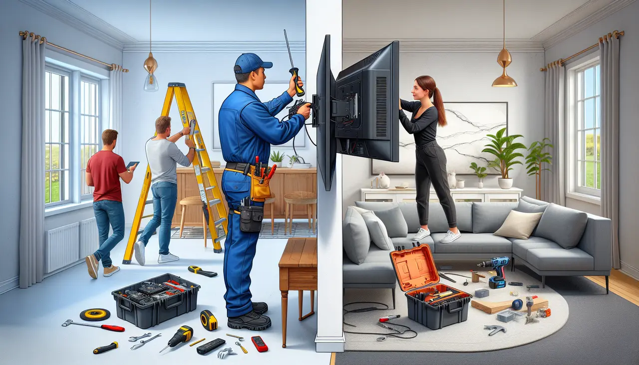 The Essential Guide to Professional TV Installation vs. DIY