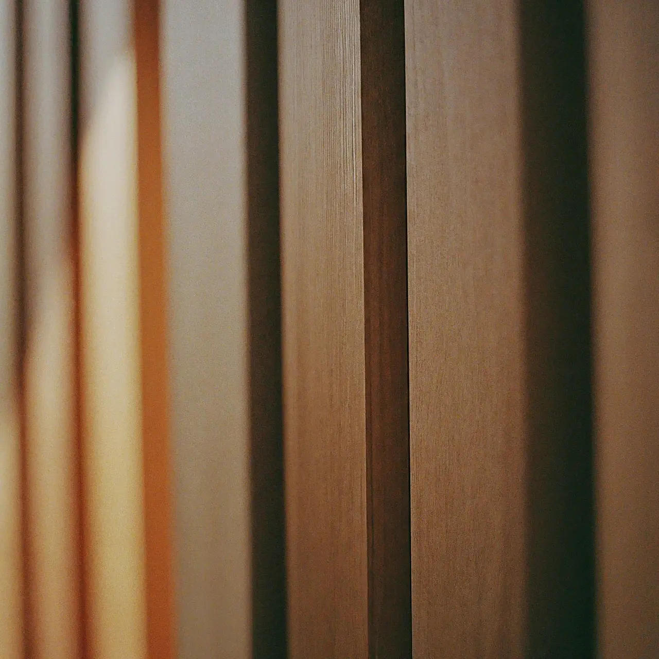 Close-up of high-quality wooden planks. 35mm stock photo