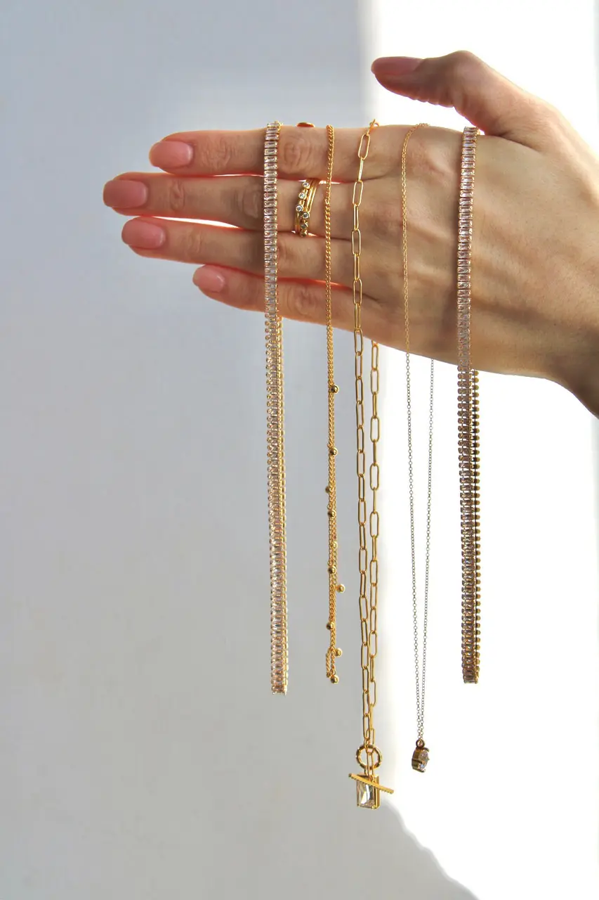 gold necklaces