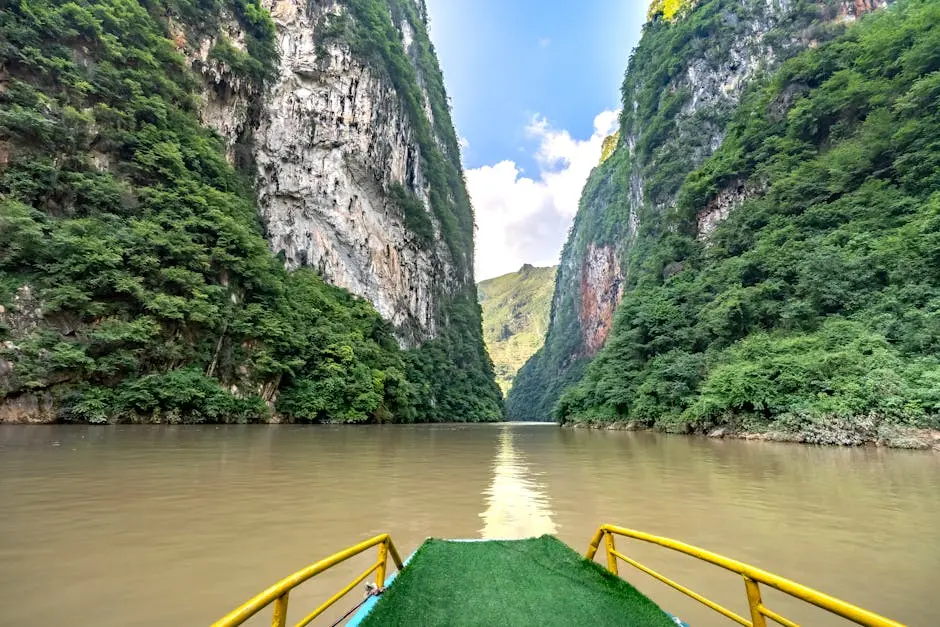 Stunning Canyon River View from Boat Deck