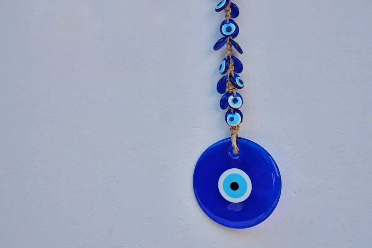 A Blue Hanging Ornament