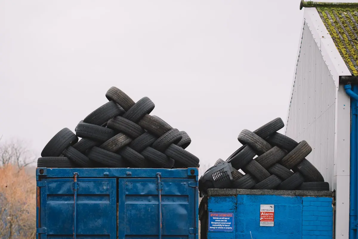 Pile of Vehicle Tires