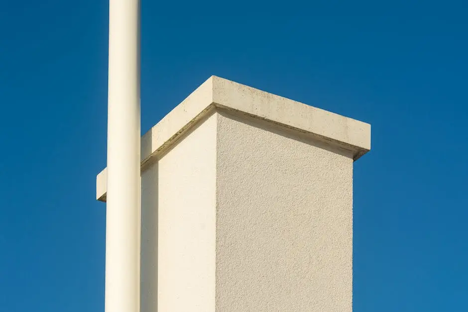 Chimney against Blue Sky